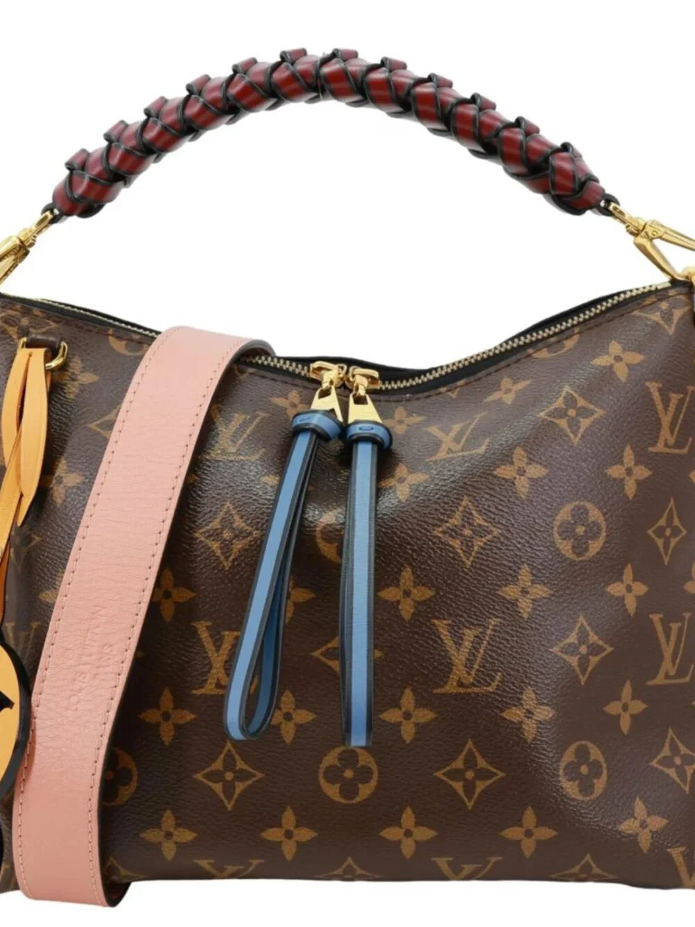Louis Vuitton Beaubourg Mini Monogram Canvas Hobo Bag Bordeaux